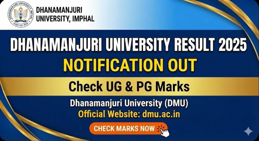 Dhanamanjuri University Result 2025