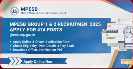 MPESB Group 1 Recruitment 2025